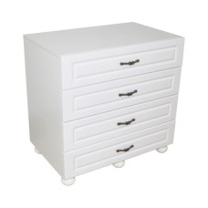 Comoda Dynasty Alb cu 4 sertare